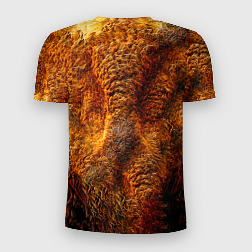Мужская спорт-футболка Голова бизона / 3D-принт – фото 2