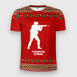 Мужская спорт-футболка Counter Strike new year