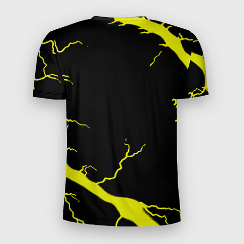 Мужская спорт-футболка Россия шторм герб / 3D-принт – фото 2