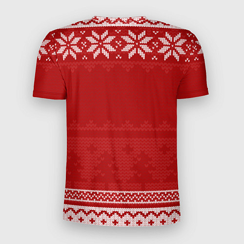 Мужская спорт-футболка Новогодний Counter Strike / 3D-принт – фото 2