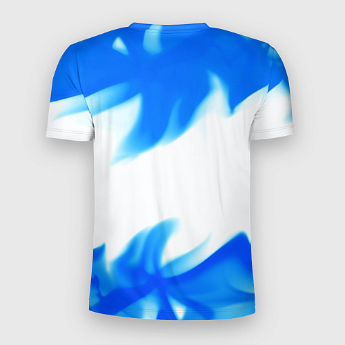 Мужская спорт-футболка Linkin park blue flame / 3D-принт – фото 2