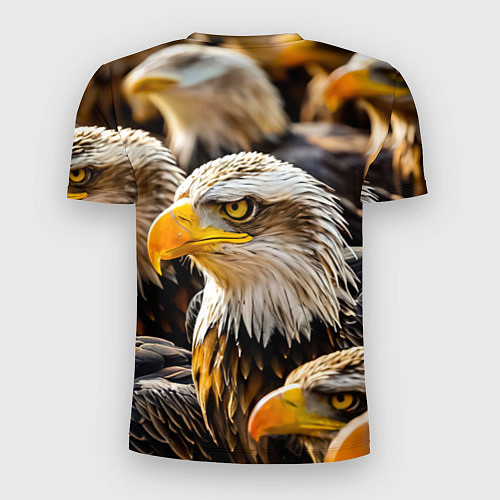 Мужская спорт-футболка Белоголовые орланы / 3D-принт – фото 2