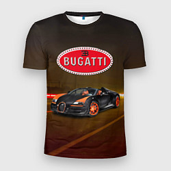 Мужская спорт-футболка Bugatti on the night route