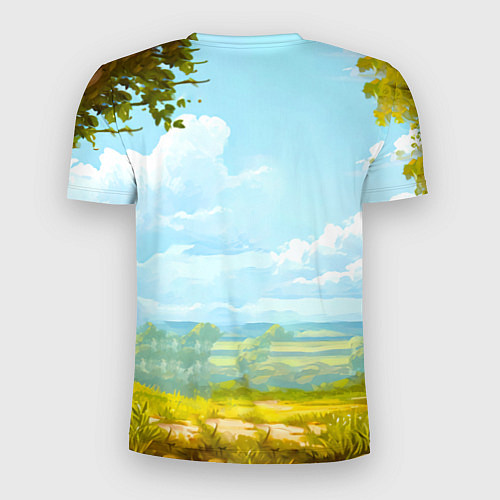 Мужская спорт-футболка Петушок / 3D-принт – фото 2