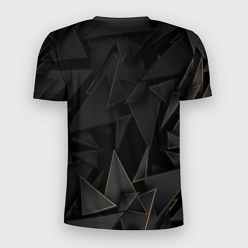 Мужская спорт-футболка Ozzy Osbourne golden poly / 3D-принт – фото 2