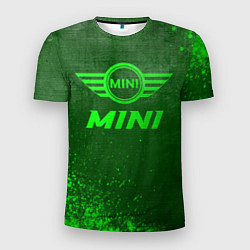 Футболка спортивная мужская Mini - green gradient, цвет: 3D-принт