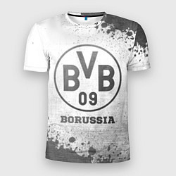 Мужская спорт-футболка Borussia - white gradient