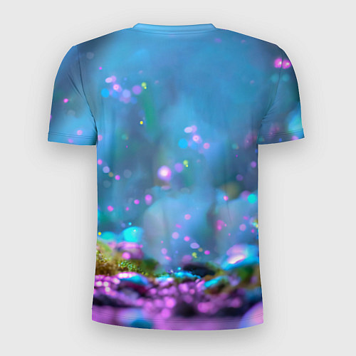 Мужская спорт-футболка Ёжики в сказаочном лесу / 3D-принт – фото 2