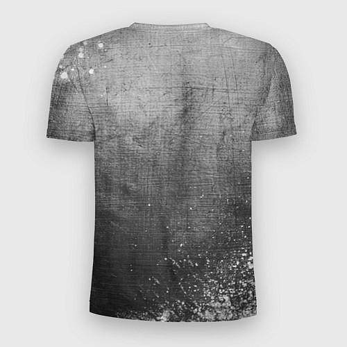 Мужская спорт-футболка Burzum - grey gradient / 3D-принт – фото 2