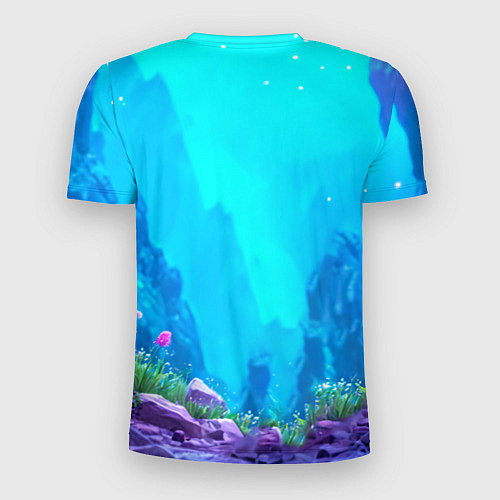 Мужская спорт-футболка Розовый козлик / 3D-принт – фото 2