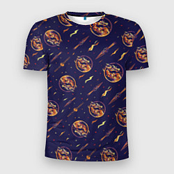 Футболка спортивная мужская Mortal Kombat logo pattern, цвет: 3D-принт