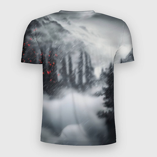 Мужская спорт-футболка Assassins Creed охотник в горах / 3D-принт – фото 2