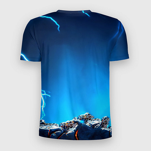 Мужская спорт-футболка Тукан и молния / 3D-принт – фото 2