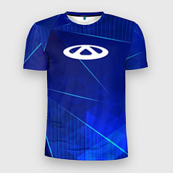 Мужская спорт-футболка Chery blue poly