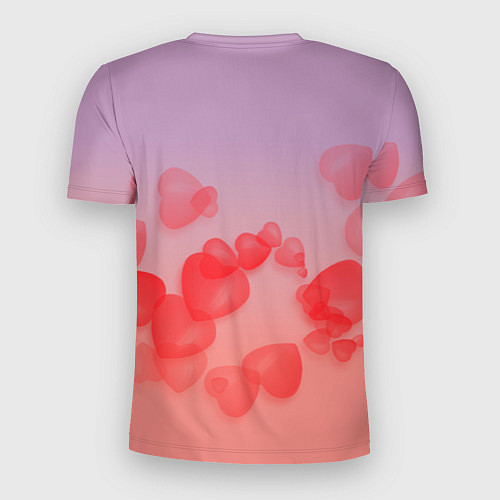 Мужская спорт-футболка Мурчащая любовь / 3D-принт – фото 2