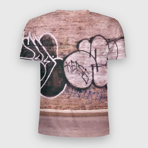 Мужская спорт-футболка Уличный лисёнок на своём районе / 3D-принт – фото 2