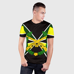 Футболка спортивная мужская Мотострелковые войска: лавры, цвет: 3D-принт — фото 2