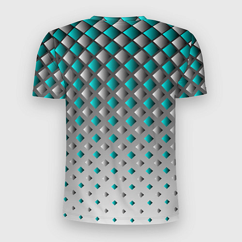 Мужская спорт-футболка Фигурный каскад / 3D-принт – фото 2