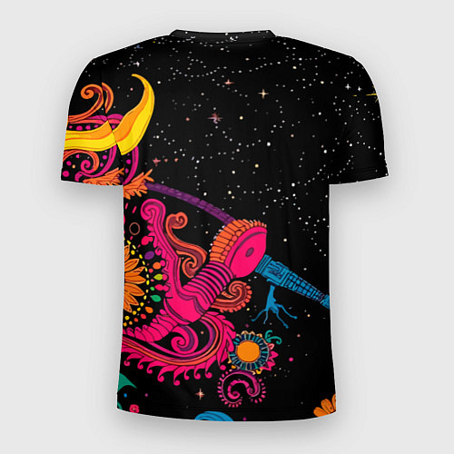 Мужская спорт-футболка Psychedelic abstract art / 3D-принт – фото 2