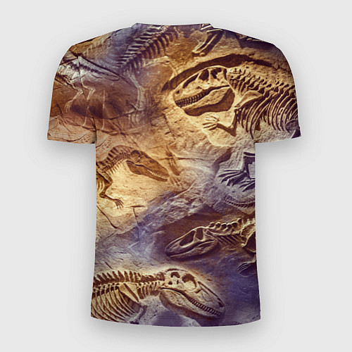 Мужская спорт-футболка Окаменелые динозавры, подарок для палеонтолога / 3D-принт – фото 2