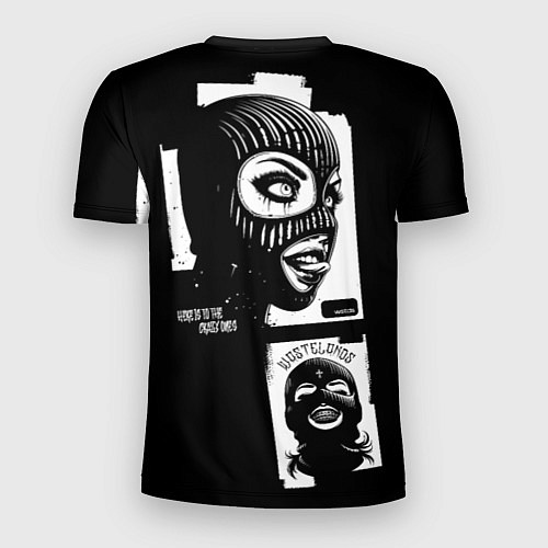 Мужская спорт-футболка Crosses with splashes of paint / 3D-принт – фото 2