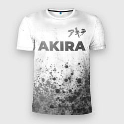 Футболка спортивная мужская Akira - white gradient посередине, цвет: 3D-принт