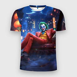 Мужская спорт-футболка Джокер в кресле
