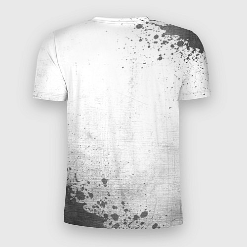 Мужская спорт-футболка Leeds United - white gradient вертикально / 3D-принт – фото 2