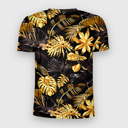 Мужская спорт-футболка Золотые тропики / 3D-принт – фото 2