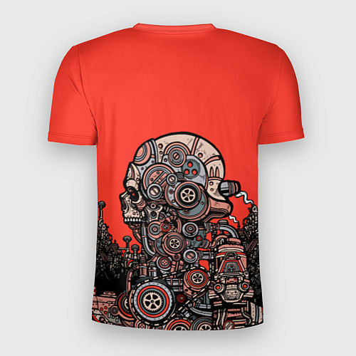 Мужская спорт-футболка Metallica - iron skeleton / 3D-принт – фото 2