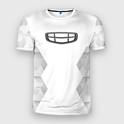 Мужская спорт-футболка Geely white poly