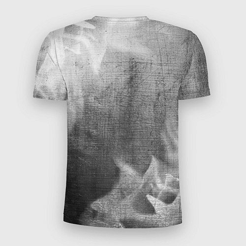 Мужская спорт-футболка Porsche - grey gradient / 3D-принт – фото 2