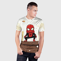 Футболка спортивная мужская Мини человек-паук, цвет: 3D-принт — фото 2