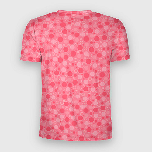 Мужская спорт-футболка Красные коралловые пузыри / 3D-принт – фото 2