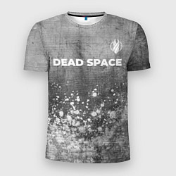 Футболка спортивная мужская Dead Space - grey gradient посередине, цвет: 3D-принт