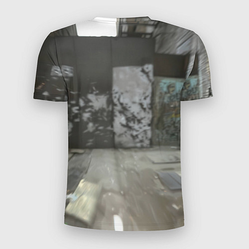 Мужская спорт-футболка Человек паук предупреждает / 3D-принт – фото 2