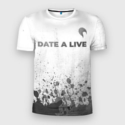 Мужская спорт-футболка Date A Live - white gradient посередине