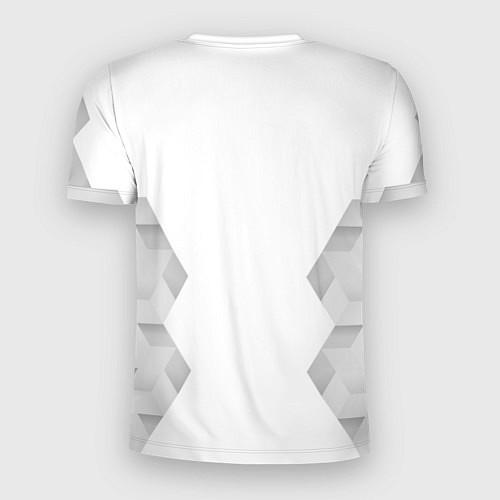 Мужская спорт-футболка West Ham white poly / 3D-принт – фото 2