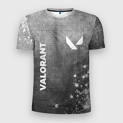 Футболка спортивная мужская Valorant - grey gradient вертикально, цвет: 3D-принт