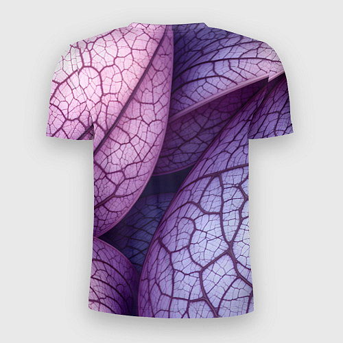 Мужская спорт-футболка Прожилки экзотического растения / 3D-принт – фото 2