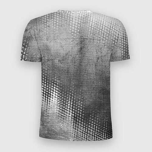 Мужская спорт-футболка Subaru - grey gradient посередине / 3D-принт – фото 2