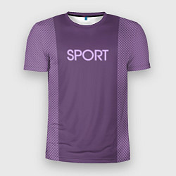 Мужская спорт-футболка Sport фиолетовый