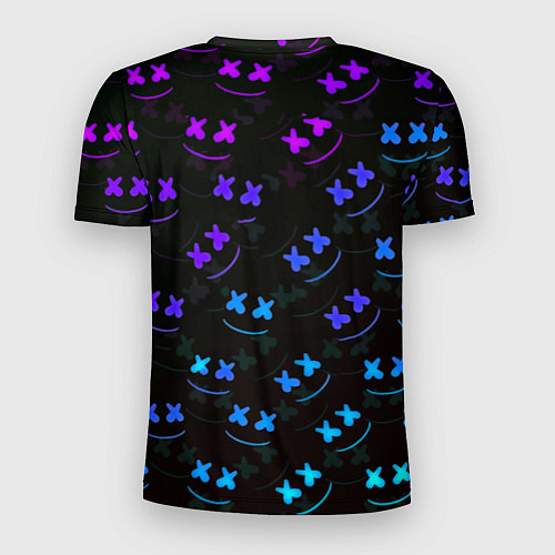 Мужская спорт-футболка Nirvana x marshmello neon / 3D-принт – фото 2