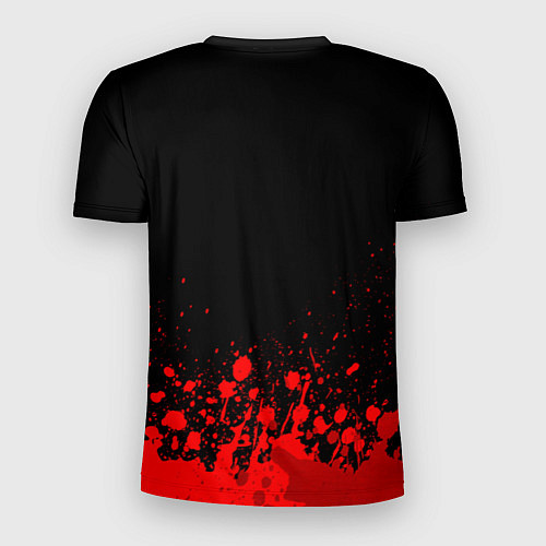 Мужская спорт-футболка AEK Athens - red gradient посередине / 3D-принт – фото 2