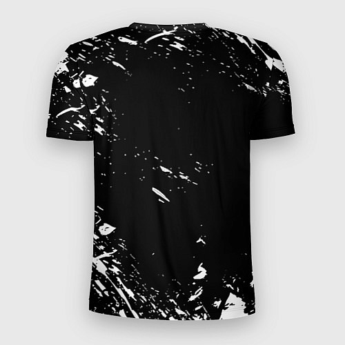 Мужская спорт-футболка Marshmello брызги красок / 3D-принт – фото 2