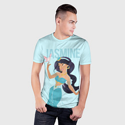 Футболка спортивная мужская Jasmine princess - big pictures, цвет: 3D-принт — фото 2
