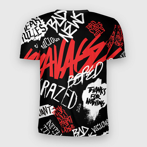 Мужская спорт-футболка Круэлла - big pictures / 3D-принт – фото 2