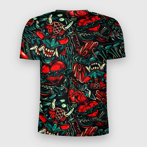 Мужская спорт-футболка God of War битва огня / 3D-принт – фото 2