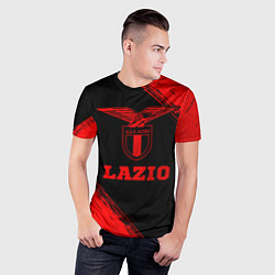 Футболка спортивная мужская Lazio - red gradient, цвет: 3D-принт — фото 2