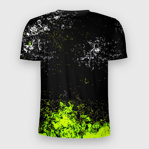 Мужская спорт-футболка Stalker брызги красок / 3D-принт – фото 2